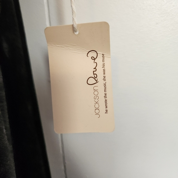 Jackson Rowe Black Sleeveless Swing Dress Boho Crochet Studded Bohemian New NWT - Picture 7 of 10